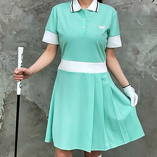 (국내배송) P*G GOLF 피케이 기능성 스판 원피스