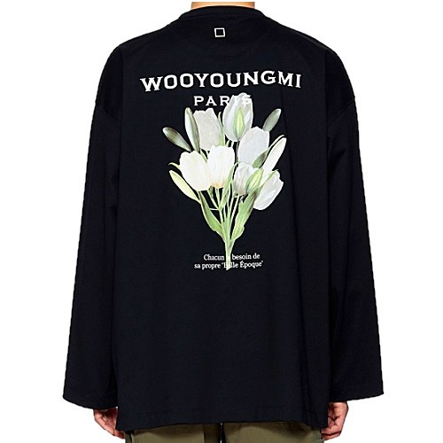 우*미 WOOYOUNGMI 백로고 튤립 롱 슬리브