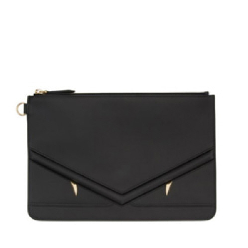 펜디 black Golden Bag Bugs Pouch