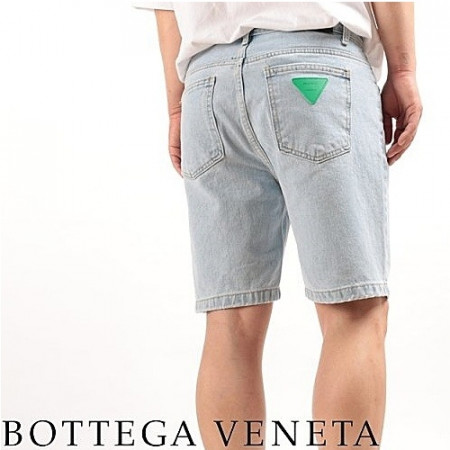 보테가베*타 BOTTEGA VENETA 트라이앵글 와팬 연청 하프 팬츠