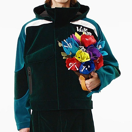 LOUIS VUITTON 테크니컬 벨루어 윈드브레이커