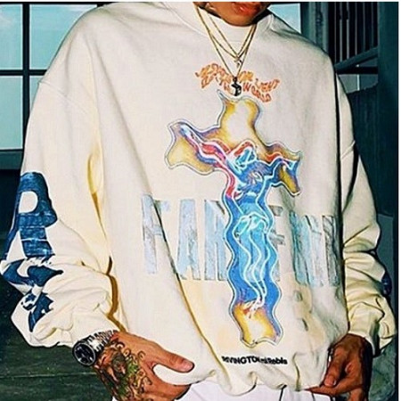 FEAR OF GOD x RRR123 가스펠 스웻셔츠