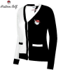 MALBON GOLF 비대칭 니트 가디건