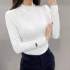 P*G 여성 넥 기모 긴팔 티셔츠