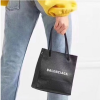발렌시아가 쇼핑토트백 블랙
