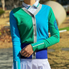 G/FORE 지*어 컬러블럭 브이 가디건