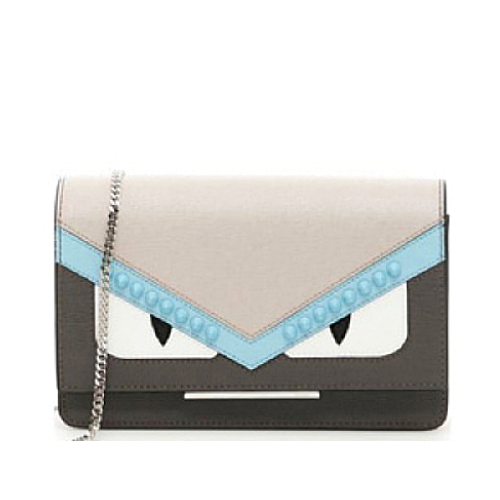 FENDI 백벅스 아이즈월렛 체인 숄더백