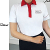 TITLEIST 스퀘어라운드 반팔 배색카라티