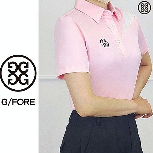 지*어 G/FORE 볼드 배색 카라티