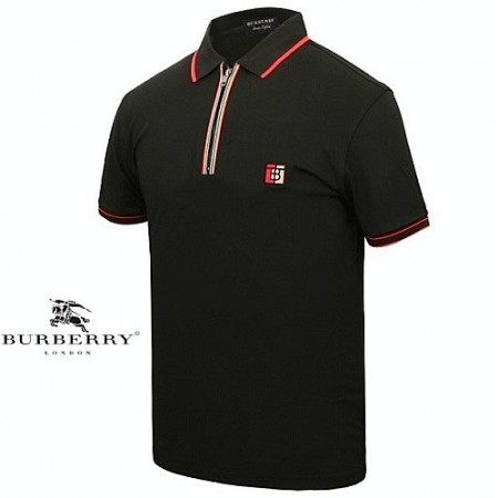 버*리 BURBERRY BT 자수패치 집업 PK 티셔츠