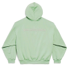BALENCIAGA 리플렉티브 로고자수 오버핏 후디