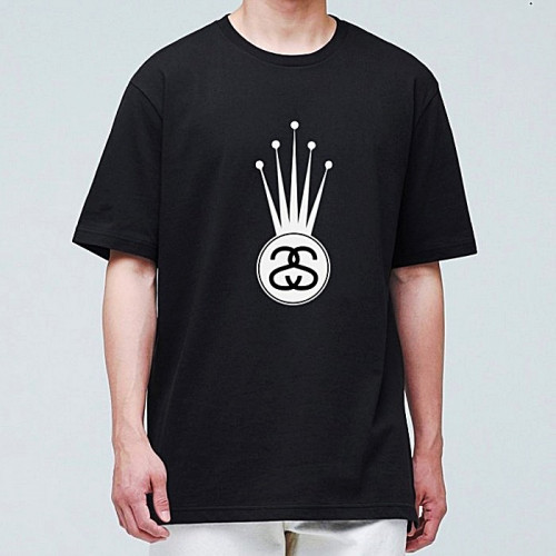 스투시 STUSSY 크라운 로고 티셔츠
