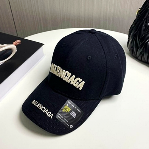 발렌시*가 balenciaga 스티치 자수 볼캡