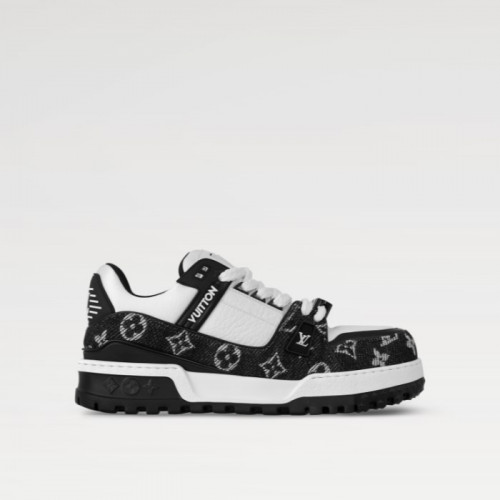 LOUIS VUITTON LV 트레이너 맥시 스니커즈 - 블랙