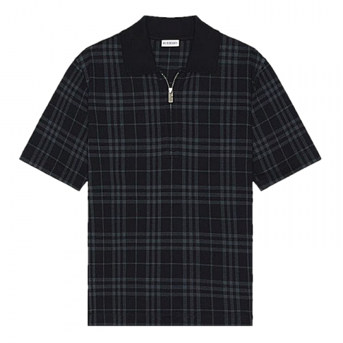 BURBERRY 스트레치체크드 숏슬리브 폴로