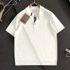 BURBERRY 스티치포인트 엠보로고 카라 쿨니트