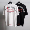 CHROME HEARTS 립 레터링 오버핏 반팔티
