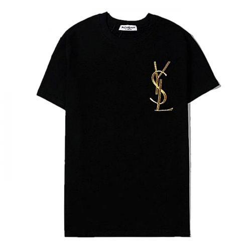 SAINT LAURENT 가슴로고 반팔 티셔츠