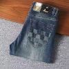 LOUIS VUITTON 모노그램 하프로고 데님진