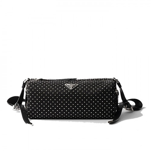 PRADA 스터드 리나일론 백