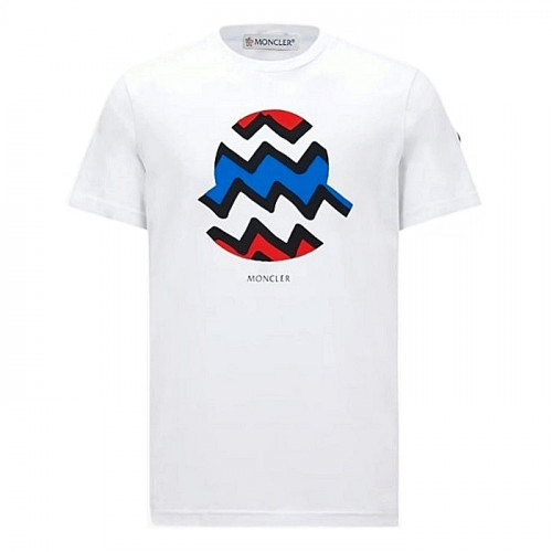 몽클*어 MONCLER 지그재그 반팔티셔츠