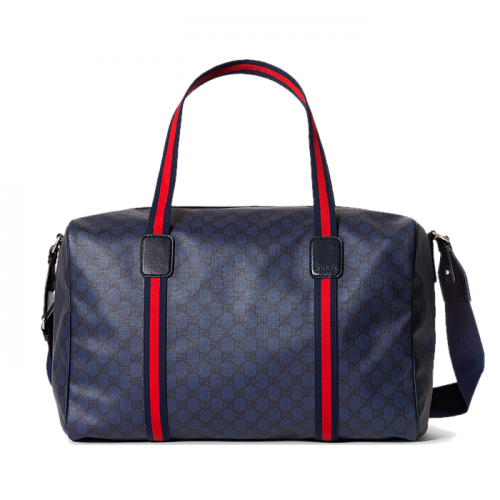 GUCCI 웹(Web) 디테일 미디엄 더플백
