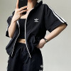 아디다스 ADIDAS 삼선 반팔 집업