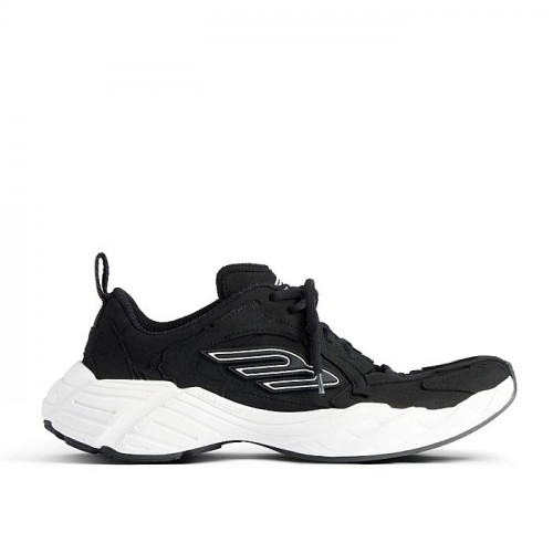 BALENCIAGA 스웨이드 먼데이 슈즈 - 블랙&화이트