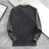 Chrome hearts 자수패치 로고 워싱 데미지 라운드