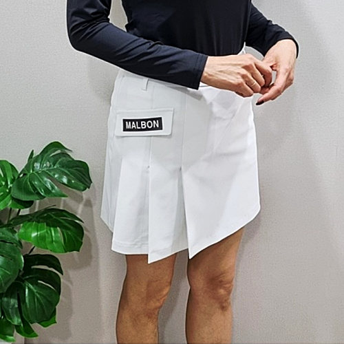 말본 MALBON 포켓 주름 스커트