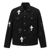 Chrome hearts 모노 크로스드 데님자켓