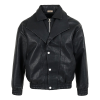 BURBERRY 더블 숄카라 레더자켓