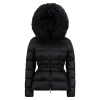 MONCLER 보에드 폭스퍼 구스 패딩