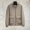 로로피아나 Loro Piana 울 집업 패딩 자켓