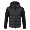 MONCLER 니트 레이어드 덕다운 후드 패딩 자켓