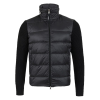 MONCLER 로고 패치 울 덕다운 패딩 자켓