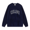 CELINE 컬리지로고 리브드 스웨터