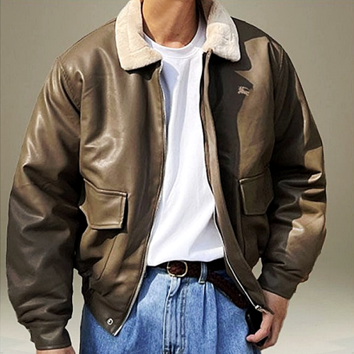 버*리 BURBERRY 퍼 자켓
