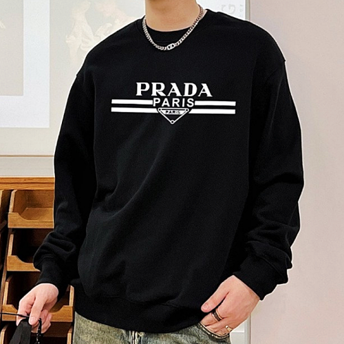 PRADA 투라인 레터로고 맨투맨