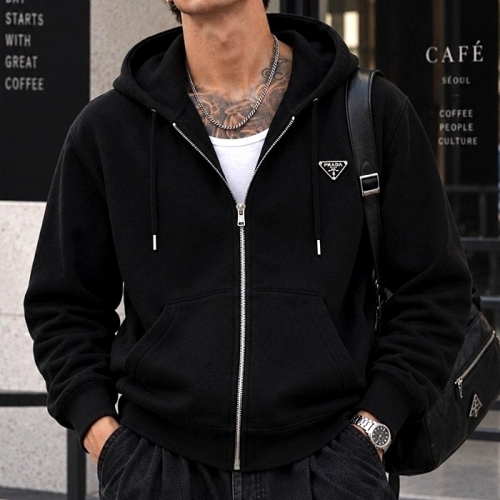 PRADA 사피아노 커플 후드 집업