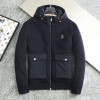BRUNELLO CUCINELLI 자수로고 구스다운 후드 경량패딩