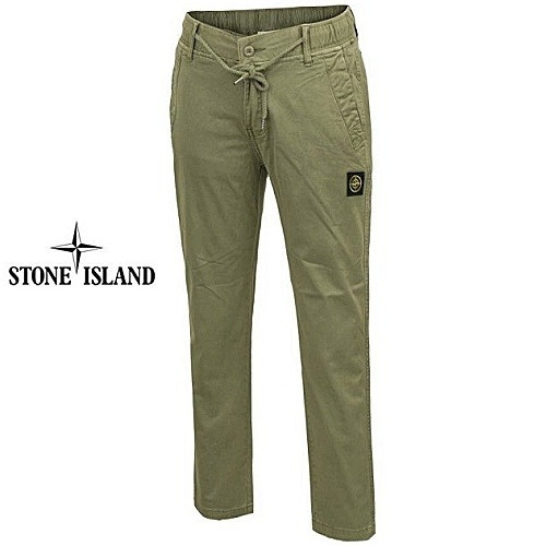 STONE ISLAND 스트레이트 밴드 팬츠