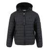Moncler 블랙 체크 웰론 패딩