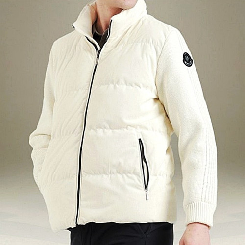 MONCLER 덕다운 코듀로이 니트패딩