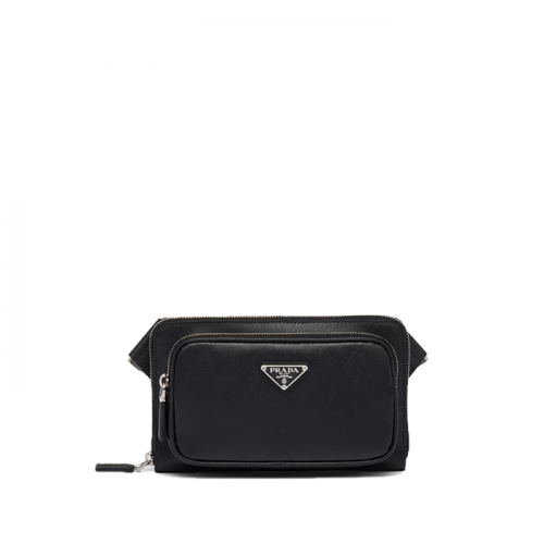 PRADA 사피아노 레더 벨트 백