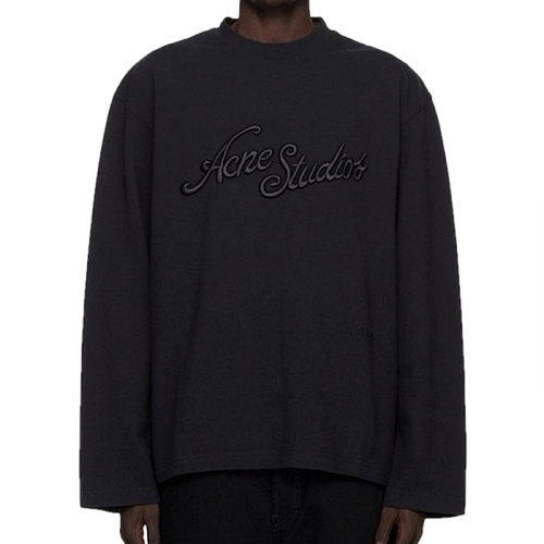 아크네 Acne Studios 엠보 로고 롱슬리브 티셔츠