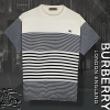 BURBERRY 스트라이프 하프니트