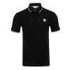 MONCLER 화이트 라이닝 카라 티셔츠