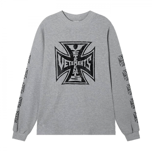 VETEMENTS 크로스 쵸퍼 써멀 롱슬리브