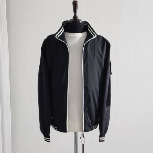 STONE ISLAND 로고패치 라인 자켓